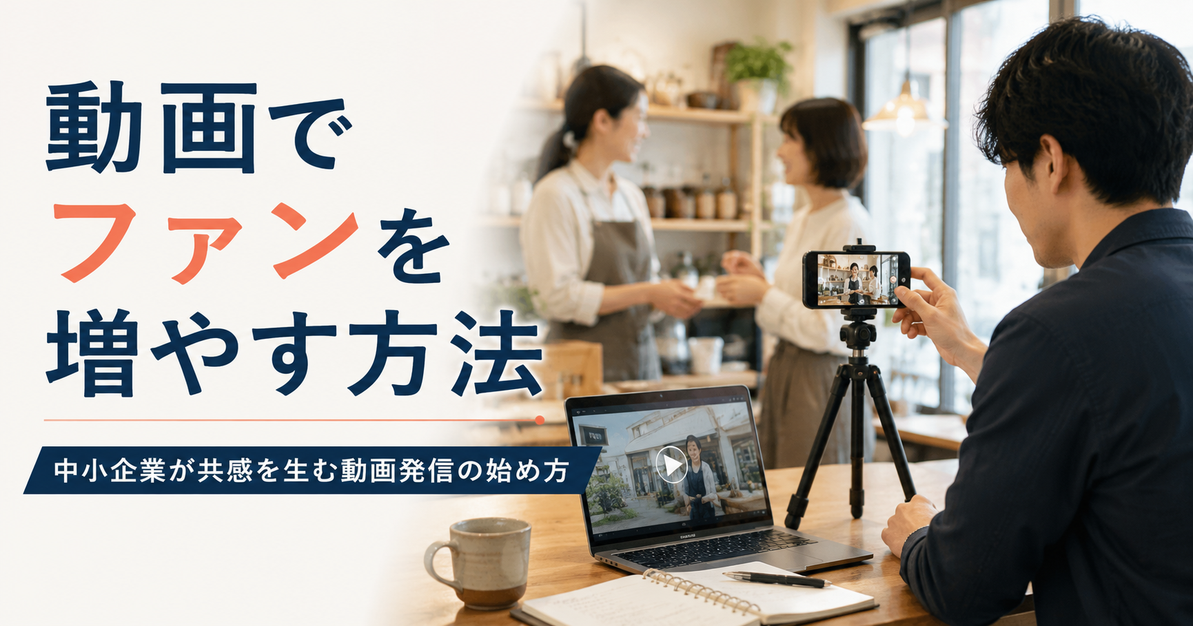 動画でファンを増やす方法 中小企業が共感を生む動画発信の始め方